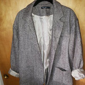 Nasty Gal Oversized Tweed Blazer